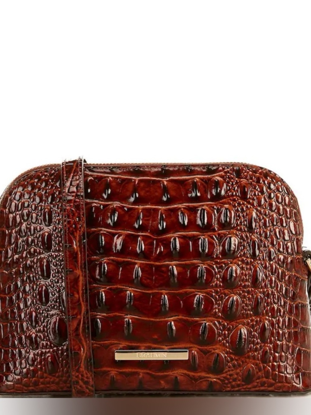 Brahmin Melbourne Collection Amal Leather  Crossbody Bag